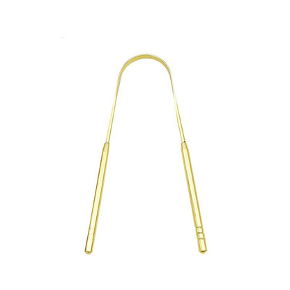 Stainless Steel Tongue Scraper Tongue Coating Cleaner Oral Cleaning Tools