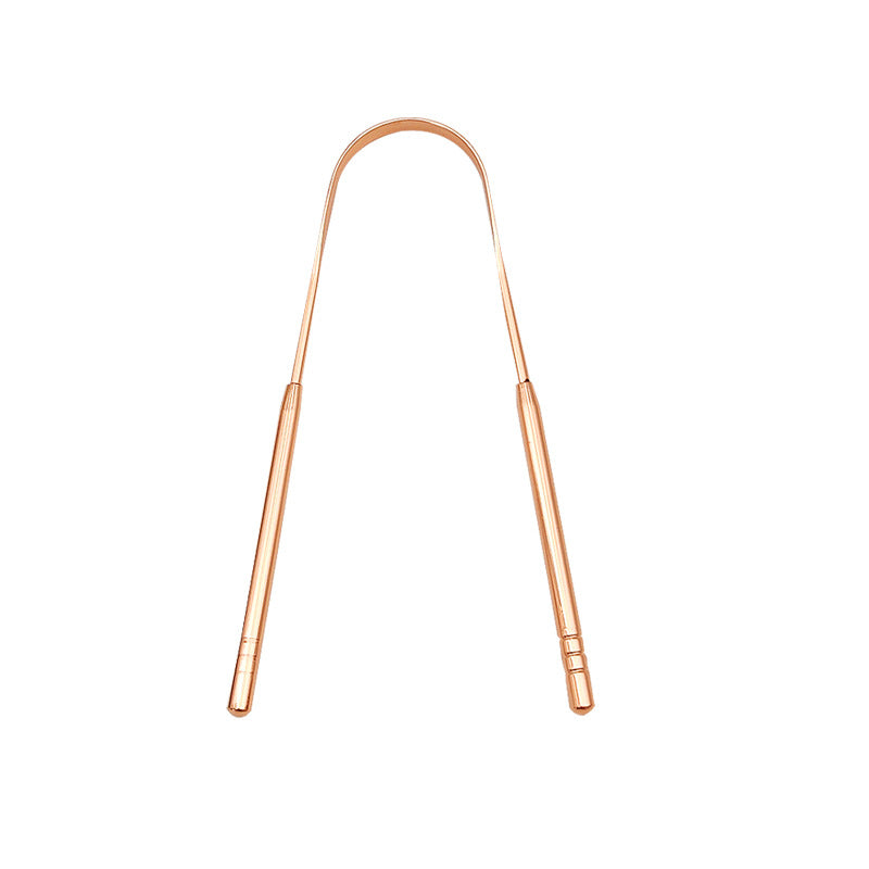 Stainless Steel Tongue Scraper Tongue Coating Cleaner Oral Cleaning Tools
